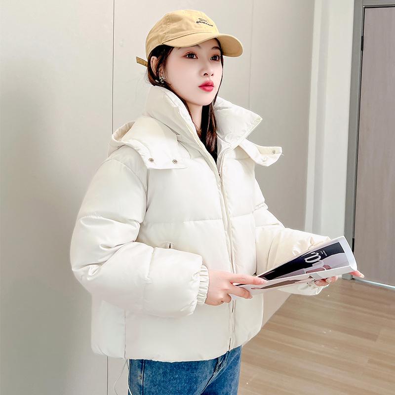 Winter down cotton jacket 2025 new cotton jacket Korean version loose bread jacket women's winter jacket short padded jacket thickened