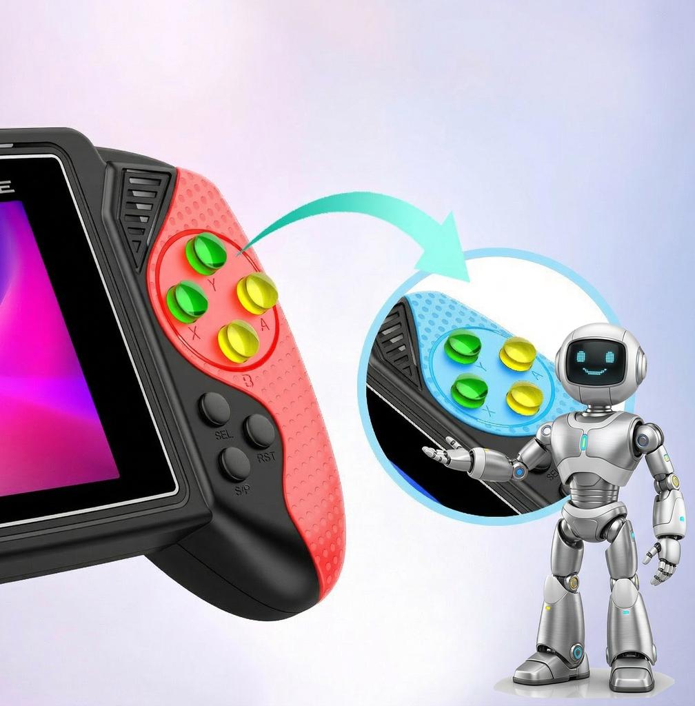 S7 Retro Handheld Game Console 3.5 inch LCD Screen 620 Games Rechargeable