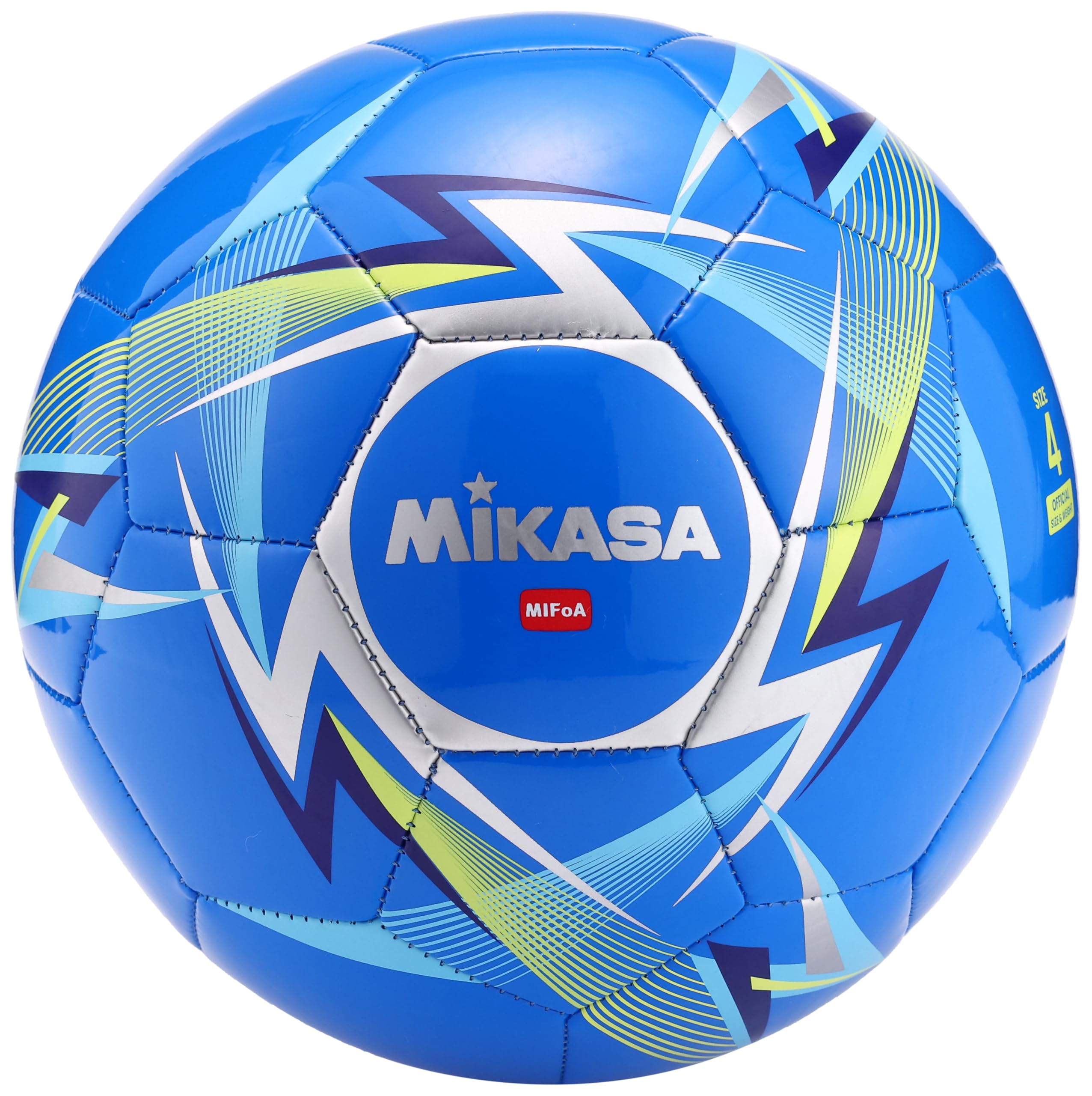 

[Amazon.co.jp Exclusive] MIKASA Soccer Ball, Size 4, MIFoA, Elementary School, Blue, F4AZ D-LBL, Recommended Internal Pressure 0.600 (kgf/cm2)