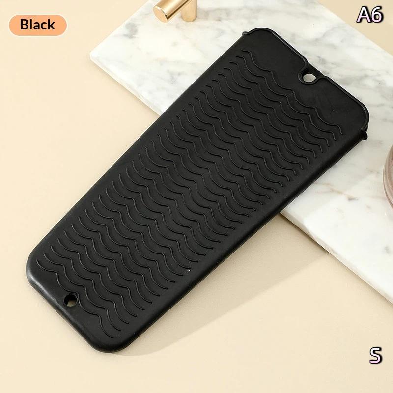 1 Stück Silikon Hitzebeständige Matte Tasche Aufbewahrungstasche Isolationsmatte für Haarglätter Hitzewellenstab Lockenstab Abdeckung
