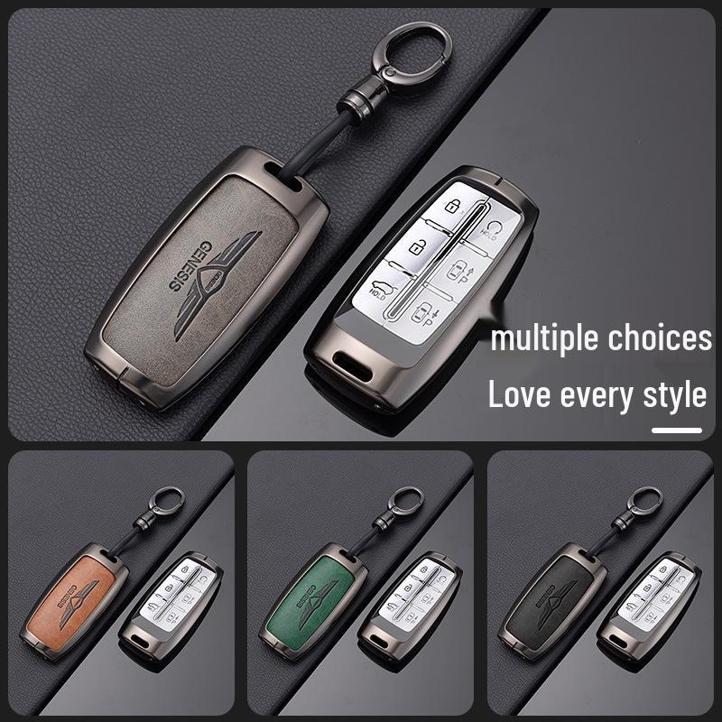 Genesis GV80/GV70 Alloy Key Case & Buckle Set for Men