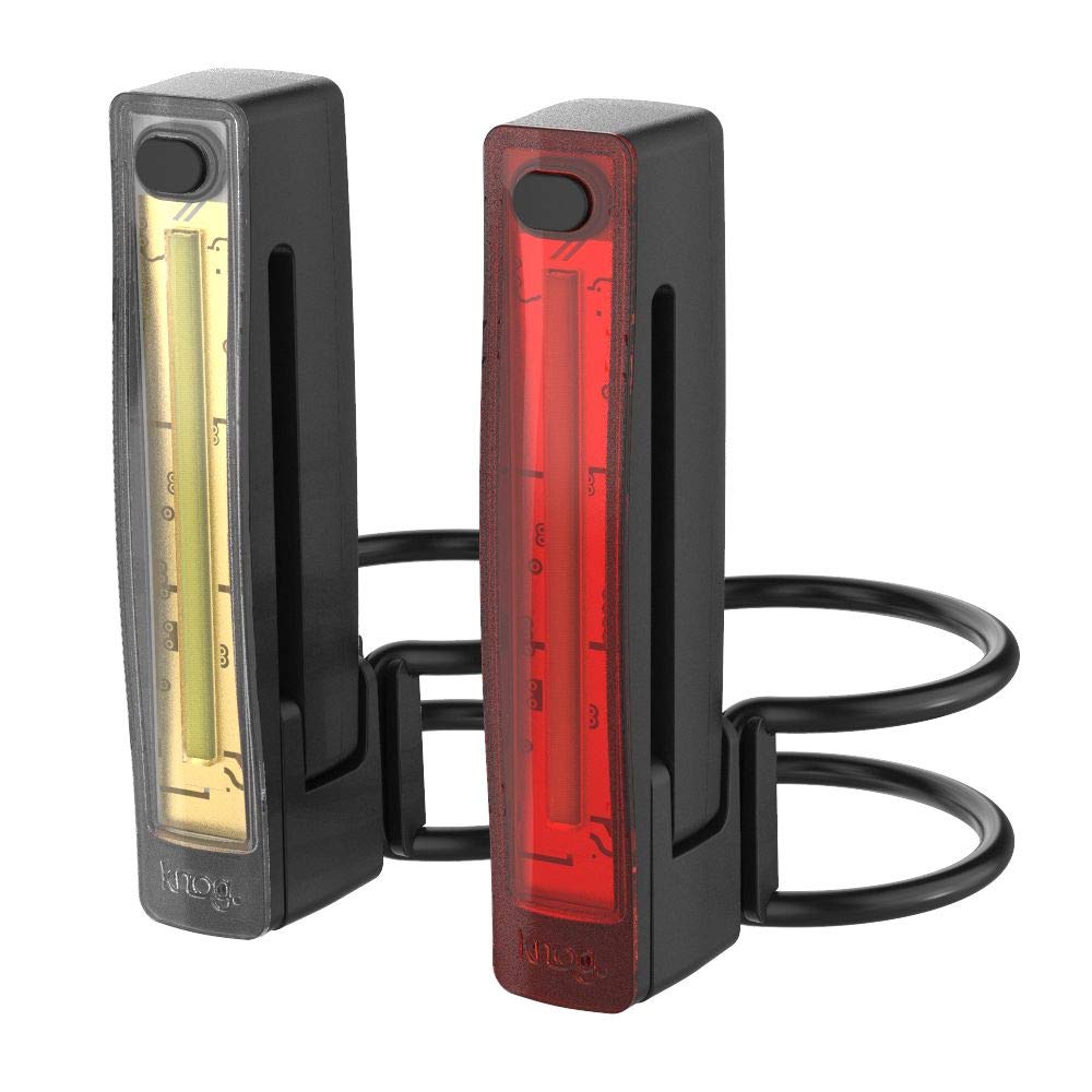 

Japanese KNOG Bicycle Light Nog Plus Front and Rear Pair Front 40 20 Strong USB Black [Genuine Product] [PLUS] Set, Lumens/Rear Lumens, Magnet,