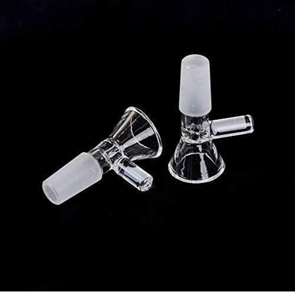 5PCS 14MM Male Glass Bowl For Water Pipe Hookah Bong Replacement Head