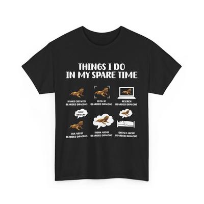 Bartagamen Shirt, Dinge, die ich in meiner Freizeit mache Reptilienliebhaber T-Shirt
