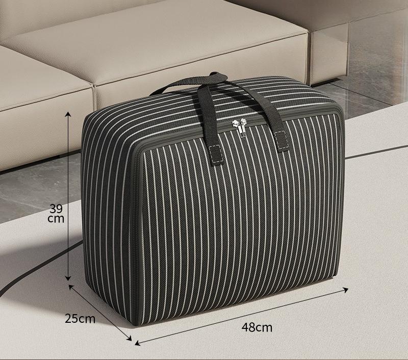 

Ulfen Large Capacity Moving Packing Bag Special Quilt Storage Bag Clothes Cotton Quilt Home Moisture Proof Bag Oxford Cloth чорний