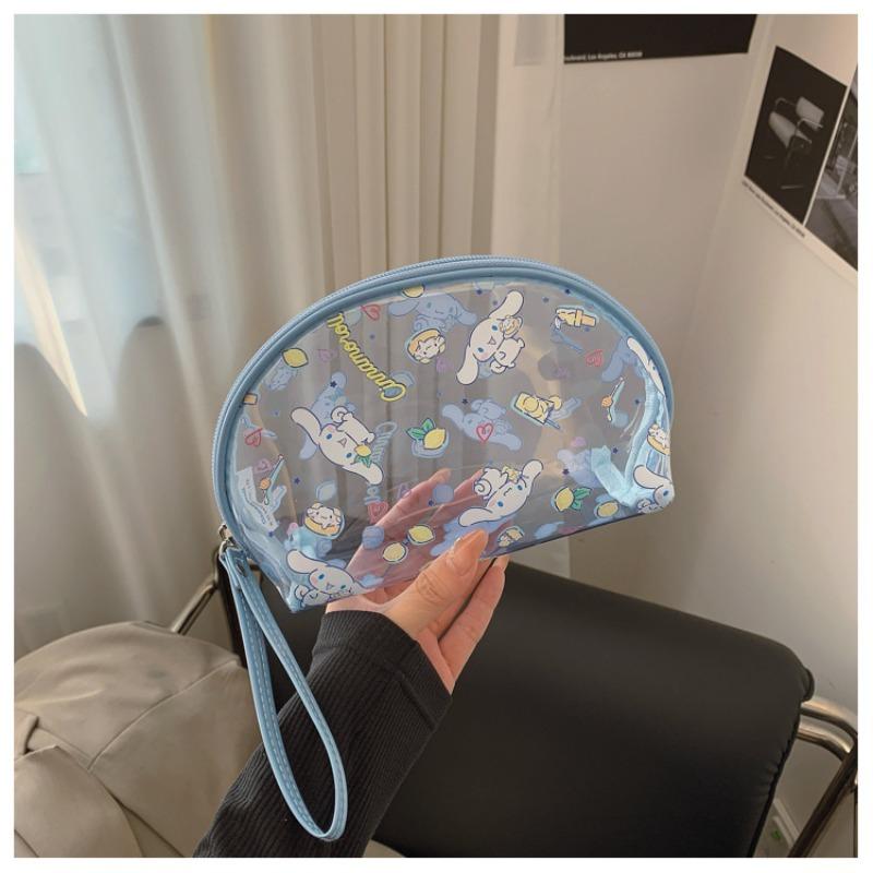 Transparent Fruity Ice Cream Waterproof Toilet Bag Cosmetic Bag Fitness Bath Beach Bag Women's Bag