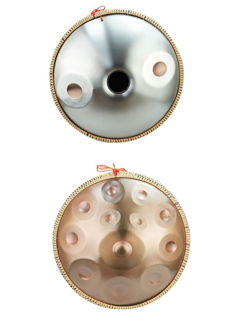 Professional-Grade Steel Tongue Drum: 14, 12, or 10-Tone Handpan Ethereal Instrument