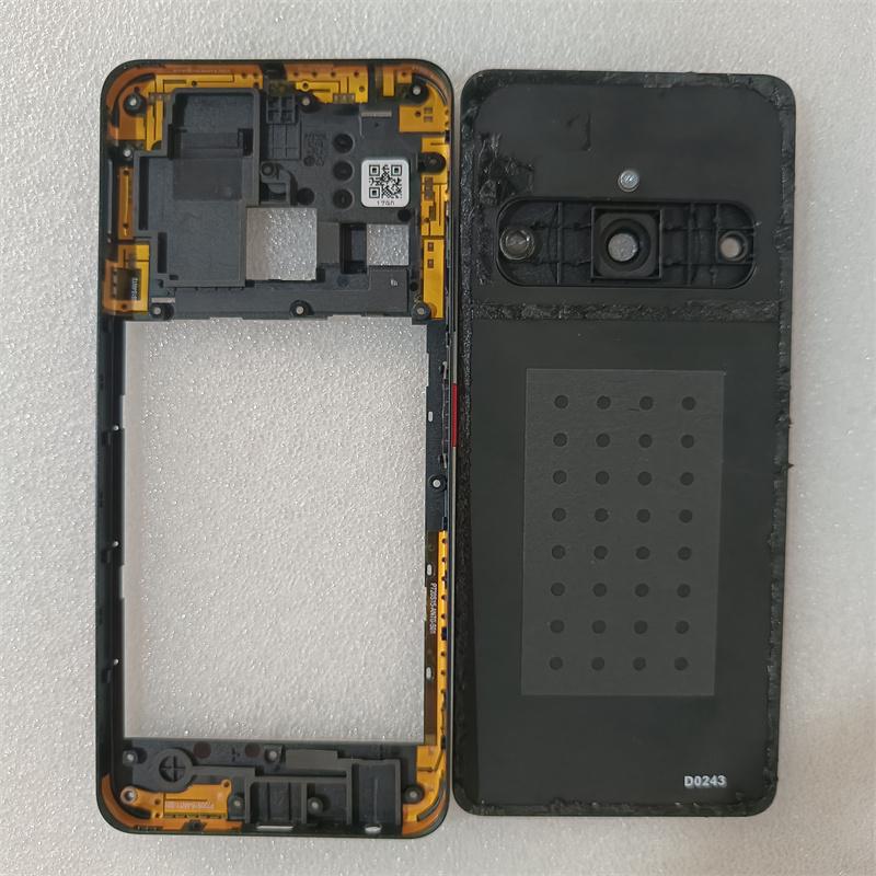 Full Housing Middle Frame Glass Battery Back Cover Rear with Camera Lens for ZTE Nubia Focus 5G Z2357N