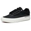 Anta Ao Li Textile, Leather Slip Resistant, Abrasion Resistant, Lightweight Low top Skateboard Shoes Women's Black 122218011S-1