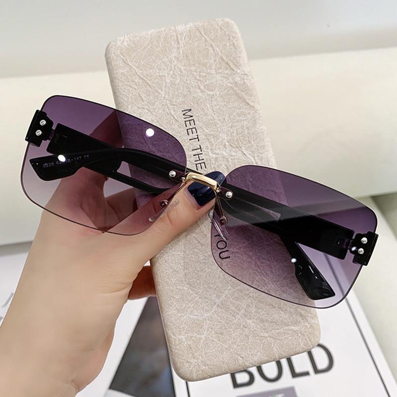 Fashion Square Frame Sunglasses Female Uv385 Protection Polarizedfree Tidal Look
