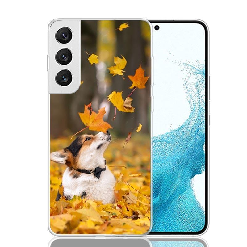 Süße Niedliche Corgi Hunde Handyhülle Für Samsung Galaxy S26 S25 Edge S24 S23 FE S22 Ultra S21 Plus S20 + Fundas Hülle Coque Galaxy
