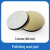 Self-Adhesive Japanese Wool Car Polishing Pad - Scratch Repair & Detailing Disc.