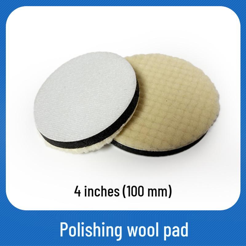Self-Adhesive Japanese Wool Car Polishing Pad - Scratch Repair & Detailing Disc.