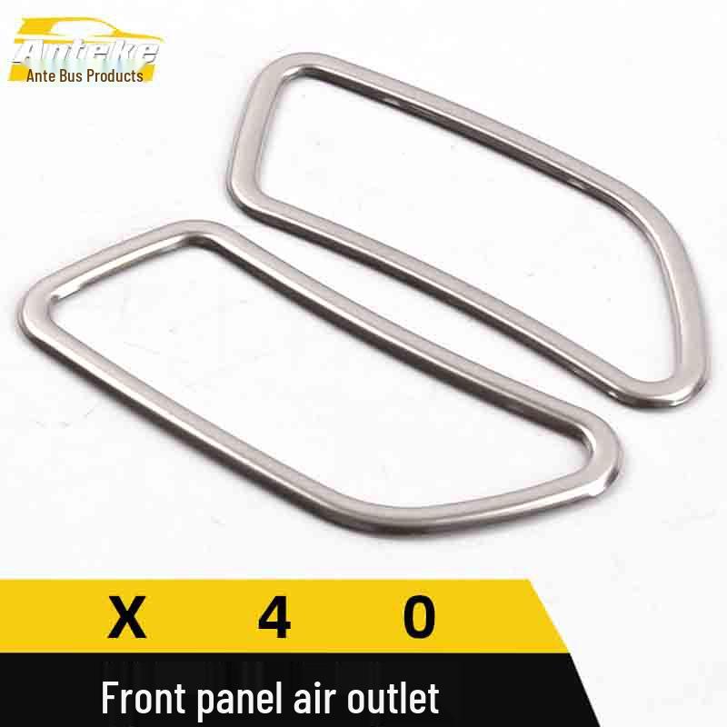 Bestune X40 Front Panel Air Vent Ring & Stainless Steel Console Air Conditioning Trim