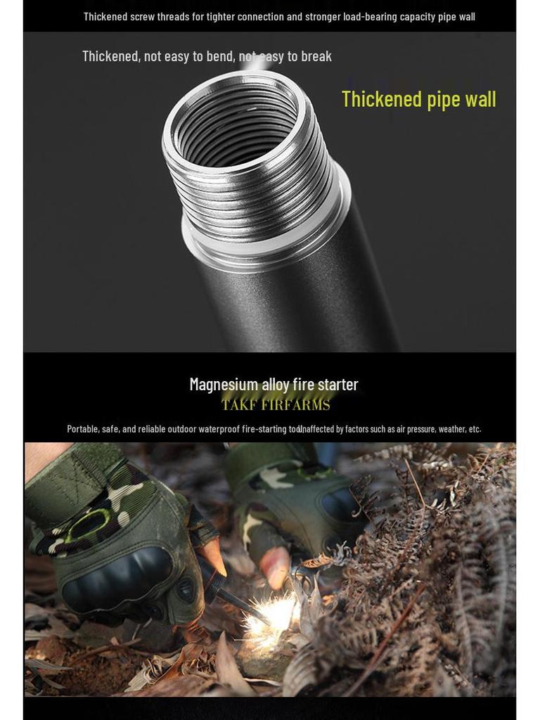 Lang Shen Multifunctional German Steel Entrenching Tool: Outdoor Self-Defense, Folding Shovel for Fishing and Military Use