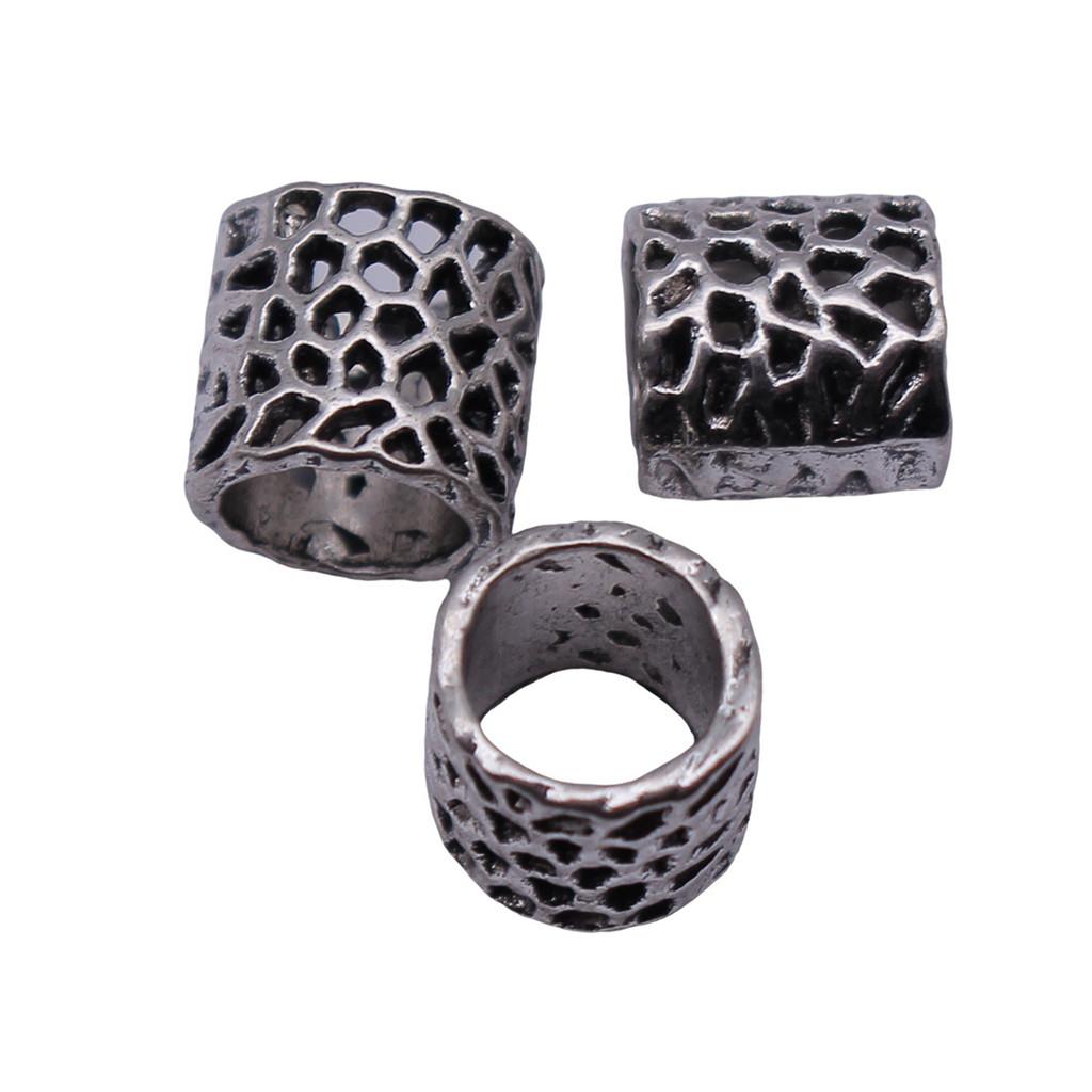 Tribal Pattern Tube Beads Charms Braided Spacer Beading For Jewelry Materials