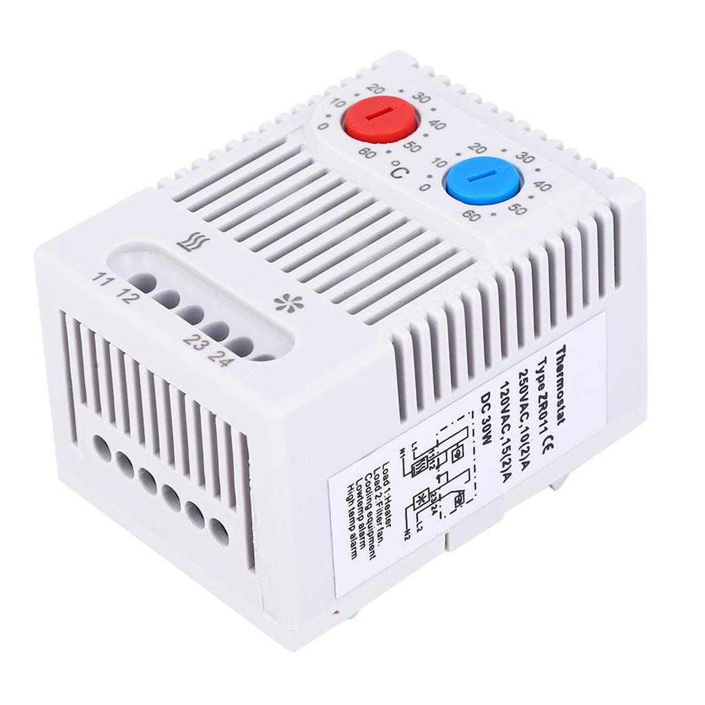 Temperature Controller Switch Open Close Adjustable Mechanical Thermostat 0 60 Celsius ZR011ZR011