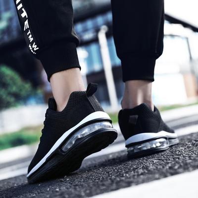 New Casual Shoes Outdoor Sports Shoes Breathable Mesh Shoes Air Cushion Sole Men's Shoes Couple Shoes Large Size