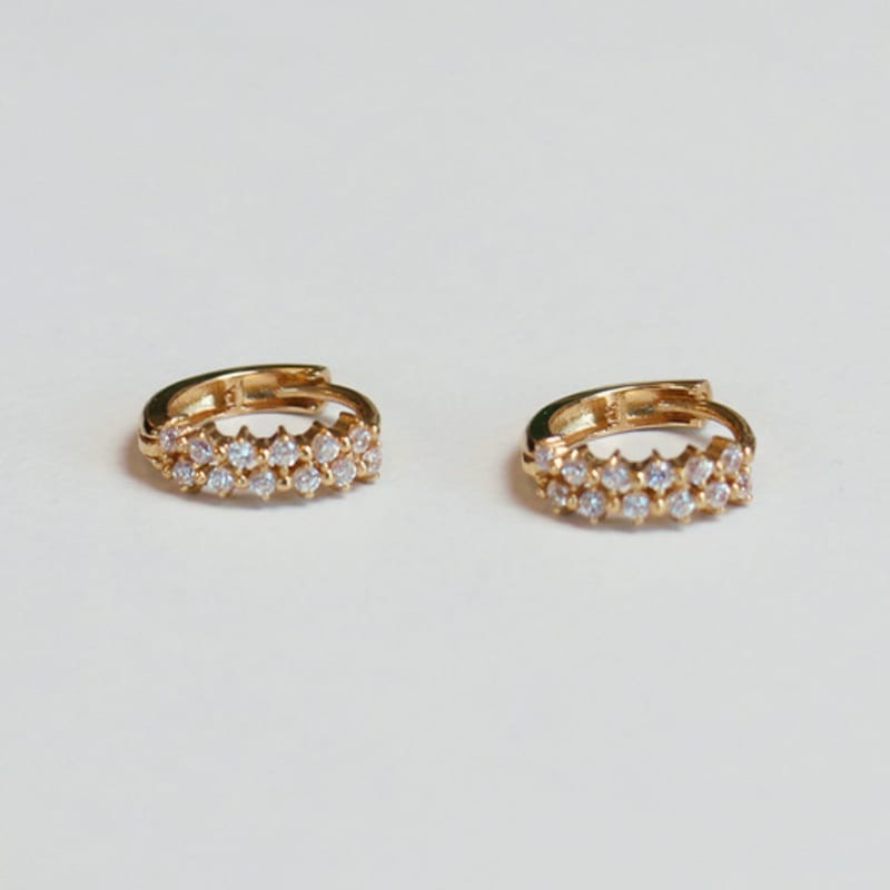 Less Is More 14K Gold Towo Earring