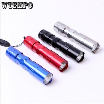 Mini Portable LED Aluminum Alloy Lamp Household Small Key Chain Flashlight Walking Light