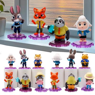Auf Lager Heiße Zootopia Sammlerfiguren Set Officer Judy Nick Wilde Premium Spielzeugstatue Perfektes Kindergeschenk 2 9 verkauft Kinderfreundlich Unterhaltsam Spaß Spiel