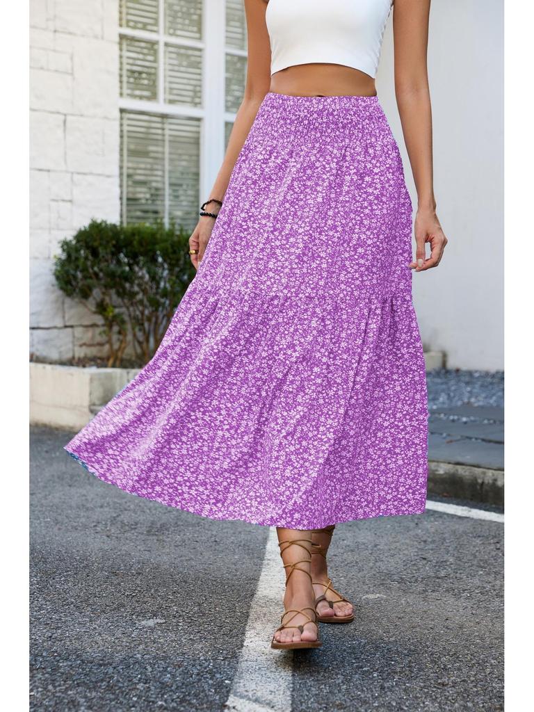 2026 Floral High-Waisted Casual Fashion Skirt for Women