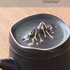Zhi Zhe Jue Qi Mountain View 7-Piece Portable Ceramic Travel Tea Set
