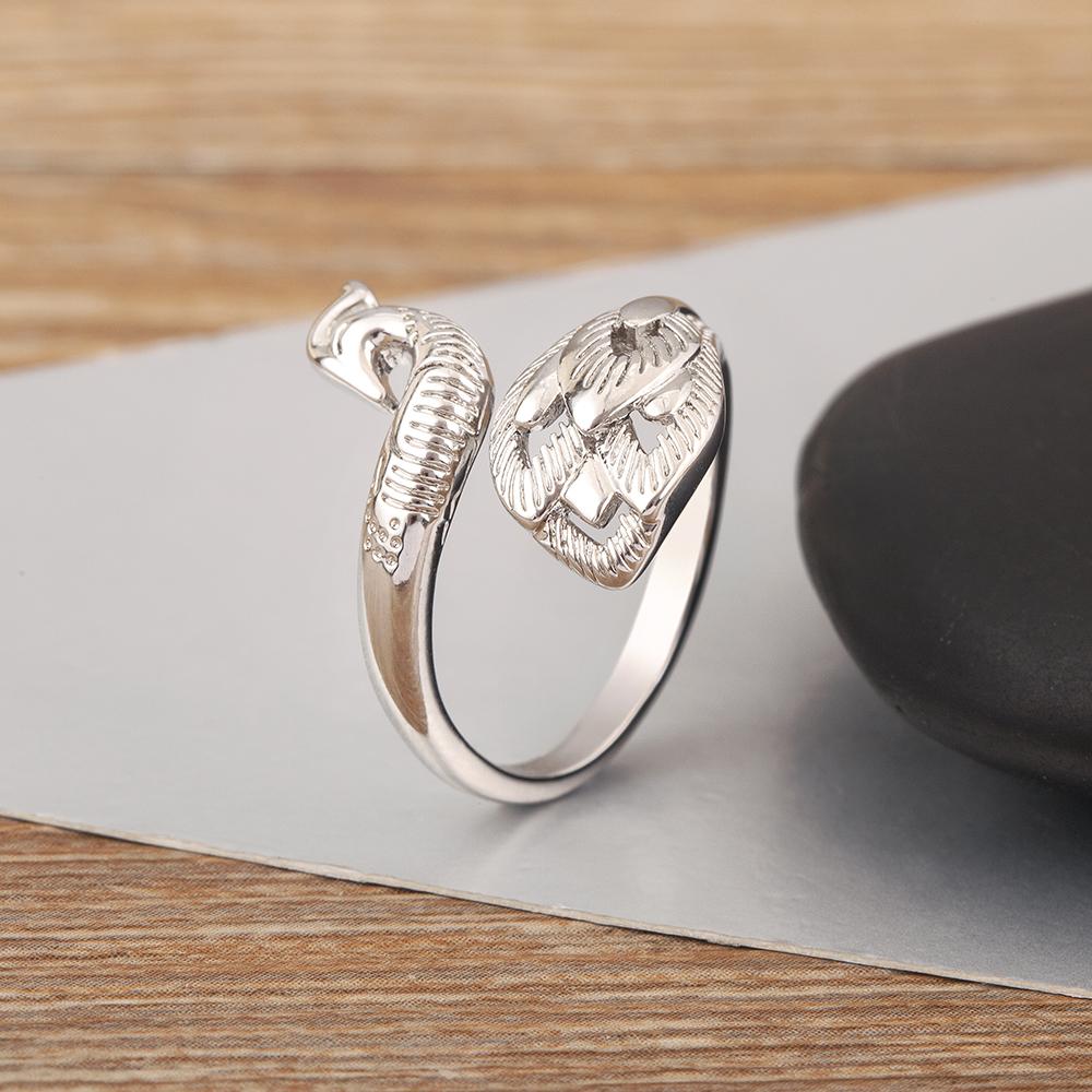 

Nidin High Quality Peacock Shape Fashionable Open Rings Adjustable For Women Men Fine Finger Jewelry Anniversary Party Gifts серебряный