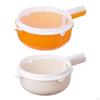 Draining Basket Accessories Container Double Layer Multifunctional Handy Picnic Fruit Washer Bowl