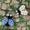 Mini Metall Marienkäfer Käfer Zaun Aufhänger Wand Hängen Ornament Statue Outdoor Terrasse Garten Figur Skulptur Für Wohnkultur
