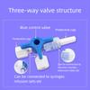 Pet Medical Three-Way Stopcock Disposable Infusion Drug Mixer Adapter Extension Tube Three-Way Valve