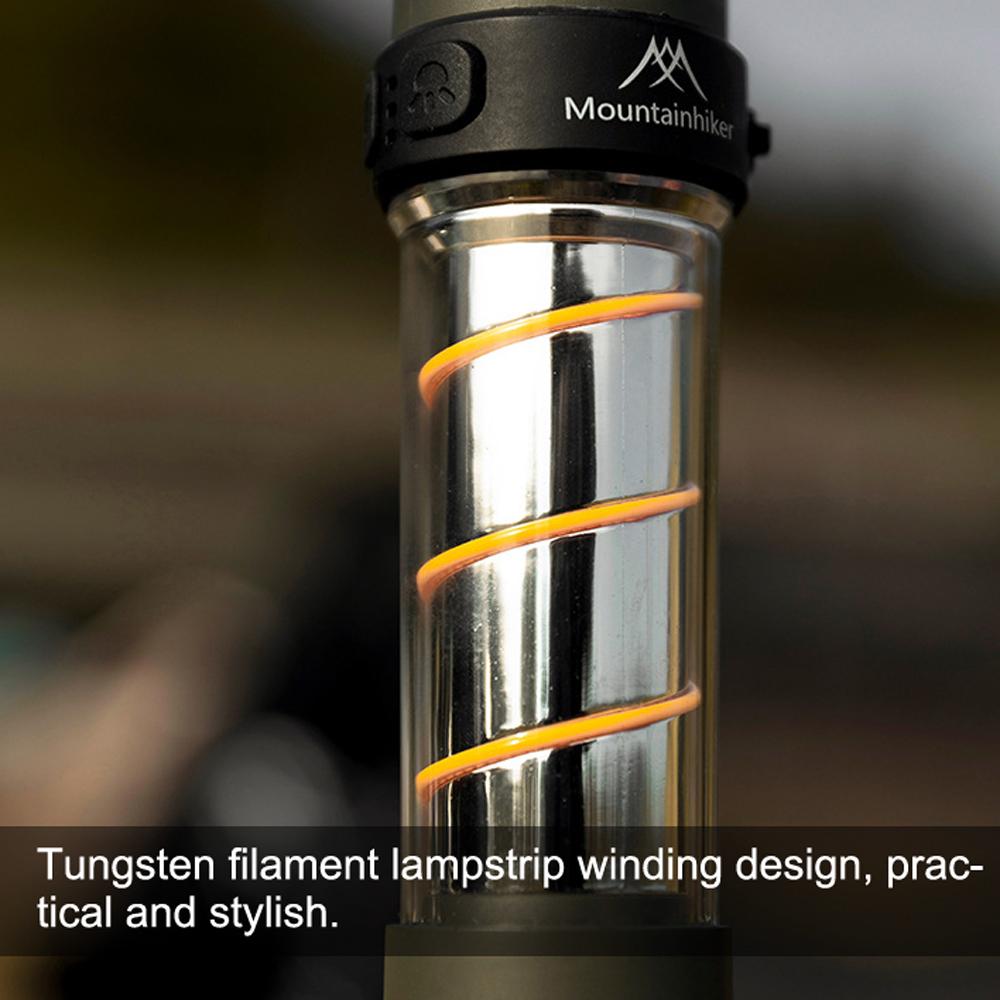 Outdoor Camping Tent Light Retro Fishing Hiking Lamp Hand Light Portable Rechargeable Light