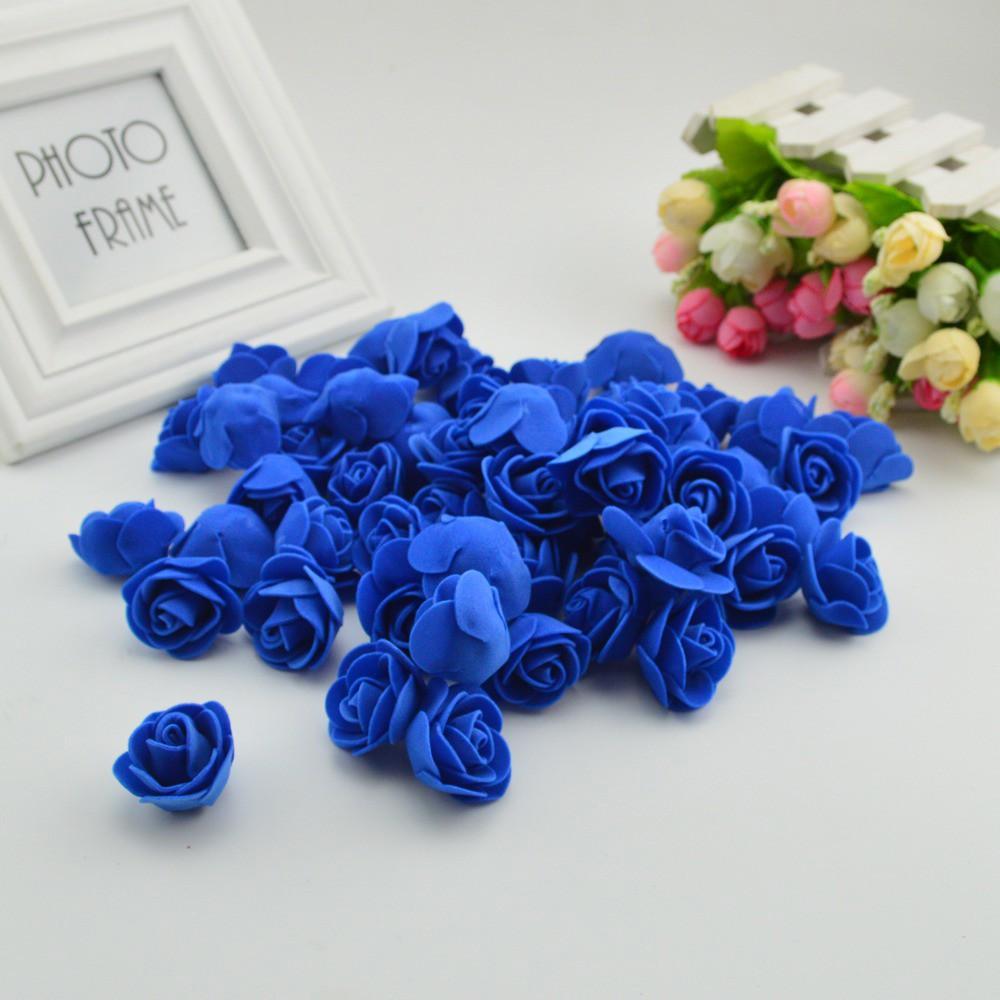 100PC PE Foam Artificial Flowers Home Vase Table Wedding Accessories DIY Gift Scrapbook Bubble Bear Holiday Party Garland Decor Cheap