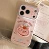 Cute Plush Animal Apple Phone Case for IPhone 16, IPhone 17, Pro Max, and 15-inch 3D Creative Protective Case