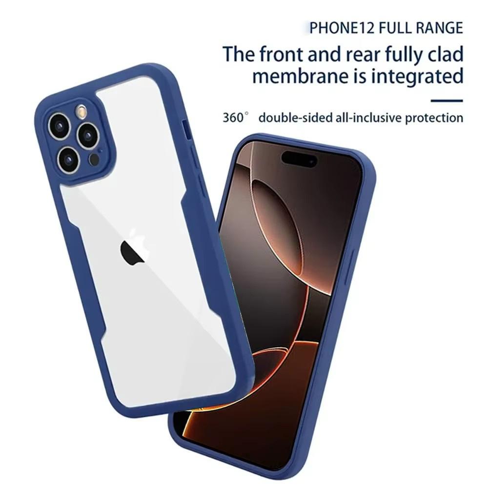 360 Fullt Dekkende Deksel For iPhone 16 15 14 13 12 11 Pro Max Funda For iPhone XS Max XR 15 16 Plus Skjermbeskyttelse Telefondeksel