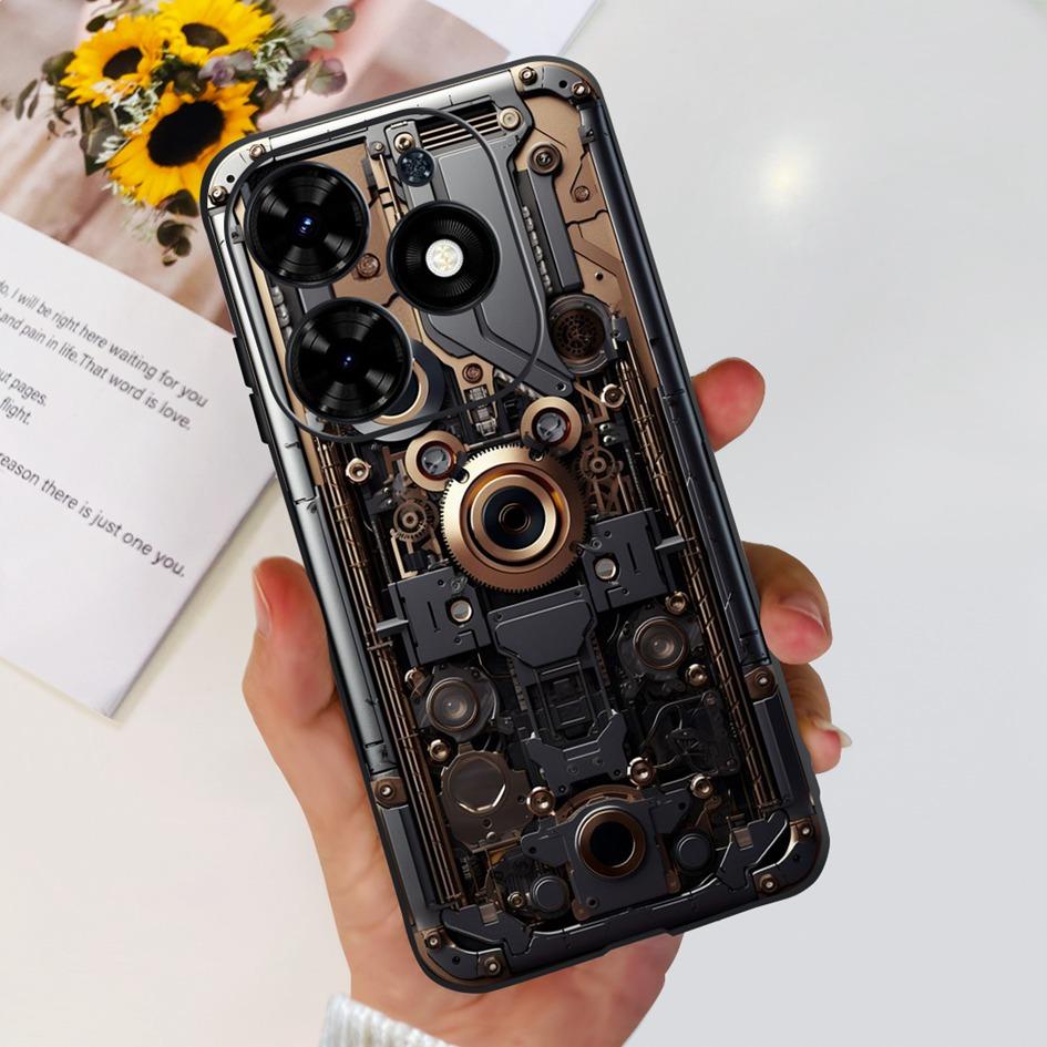 For Tecno Spark 20C Case Spark 20 Pro Cover Popular Flower Butterfly Clear Silicone Phone Cases For Tecno Spark 20 Spark20 Funda