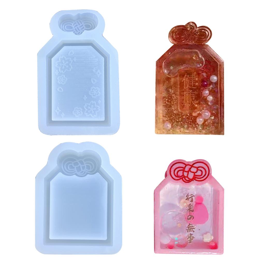 Clear Quicksand Cartoon Silicone Molds Resin Casting Shaker Mold Resin Epoxy Molds for DIY Crafts Pendant Jewelry Making