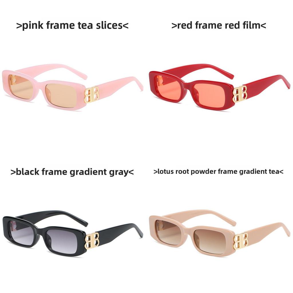Lunettes de soleil carrées rétro pour femmes avec protection UV400 pour sorties mode et fêtes