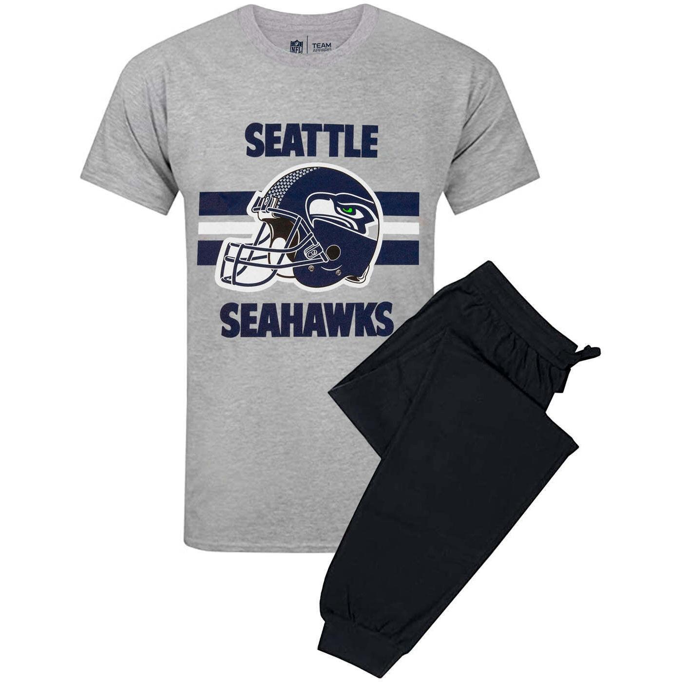 Conjunto de pijama para hombre Seattle Seahawks S gris/negro