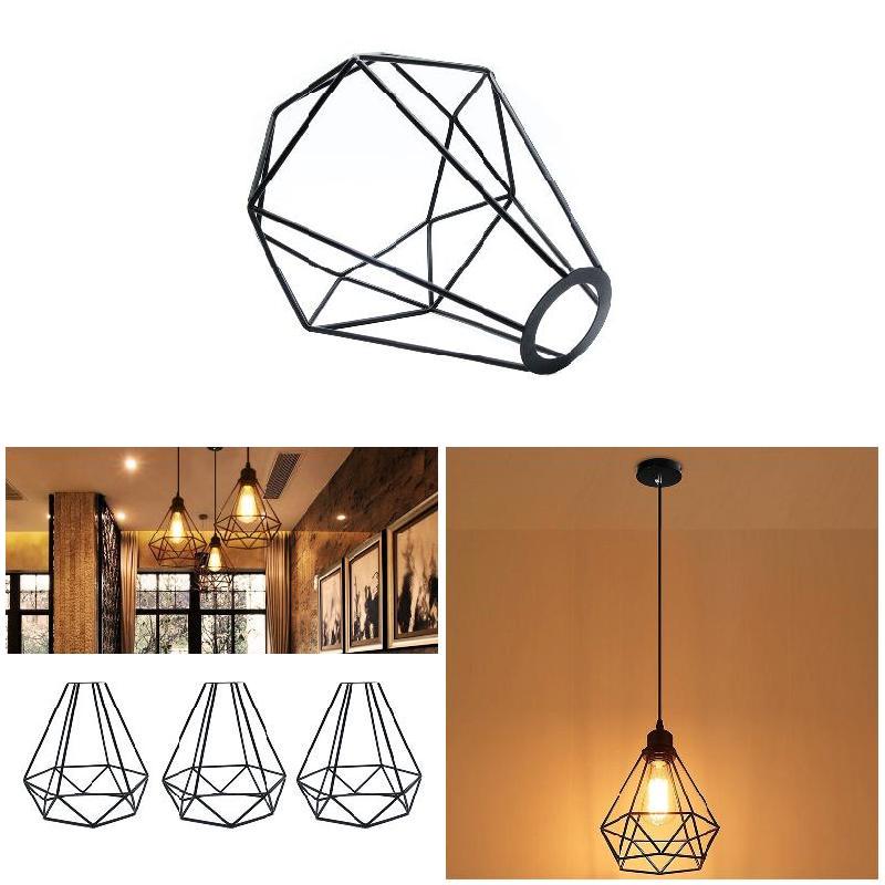 Industrial géométrique abat-jour cadre de fil plafond pendentif Lightshade abat-jour Industrial géométrique abat-jour cadre de fil plafond pendentif Lightshade abat-jour