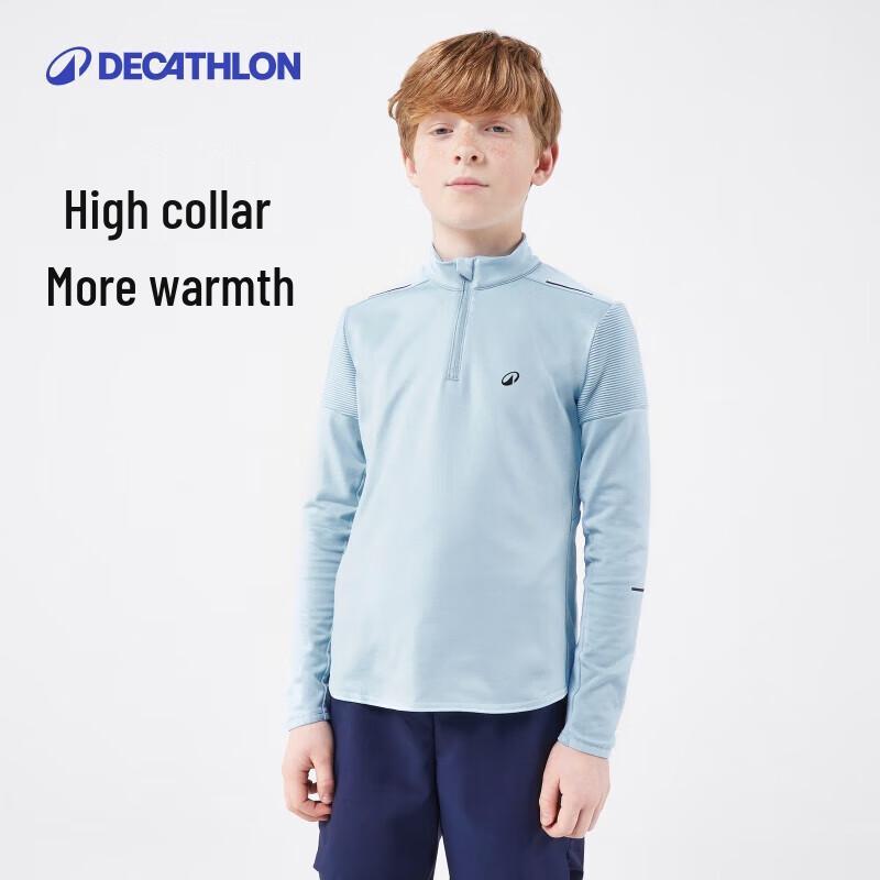 Decathlon Kids' Youth Long-Sleeve 1/2 Zip Warm Tennis T-Shirt