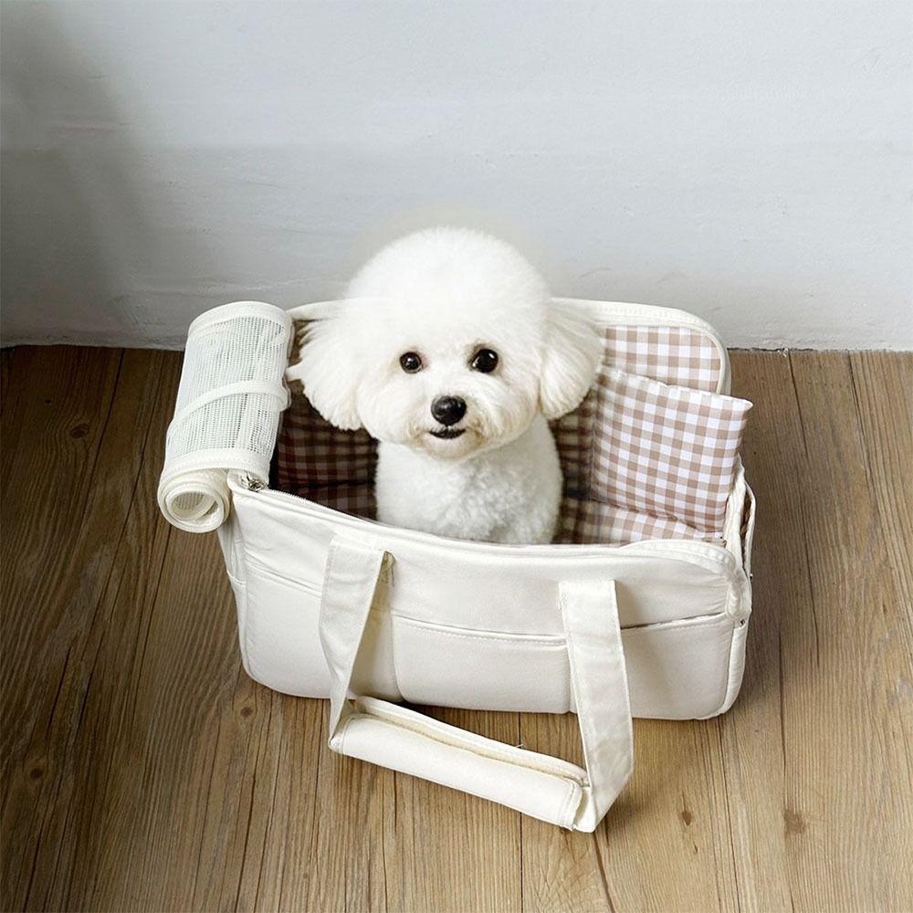 Foldable Pet Backpack Oxford Cloth Pet Handbag Convenient To Carry Dog Backpack