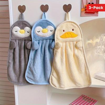 1-teiliges Fingerhandtuch mit Tiermotiven – Modern, Strickmischung