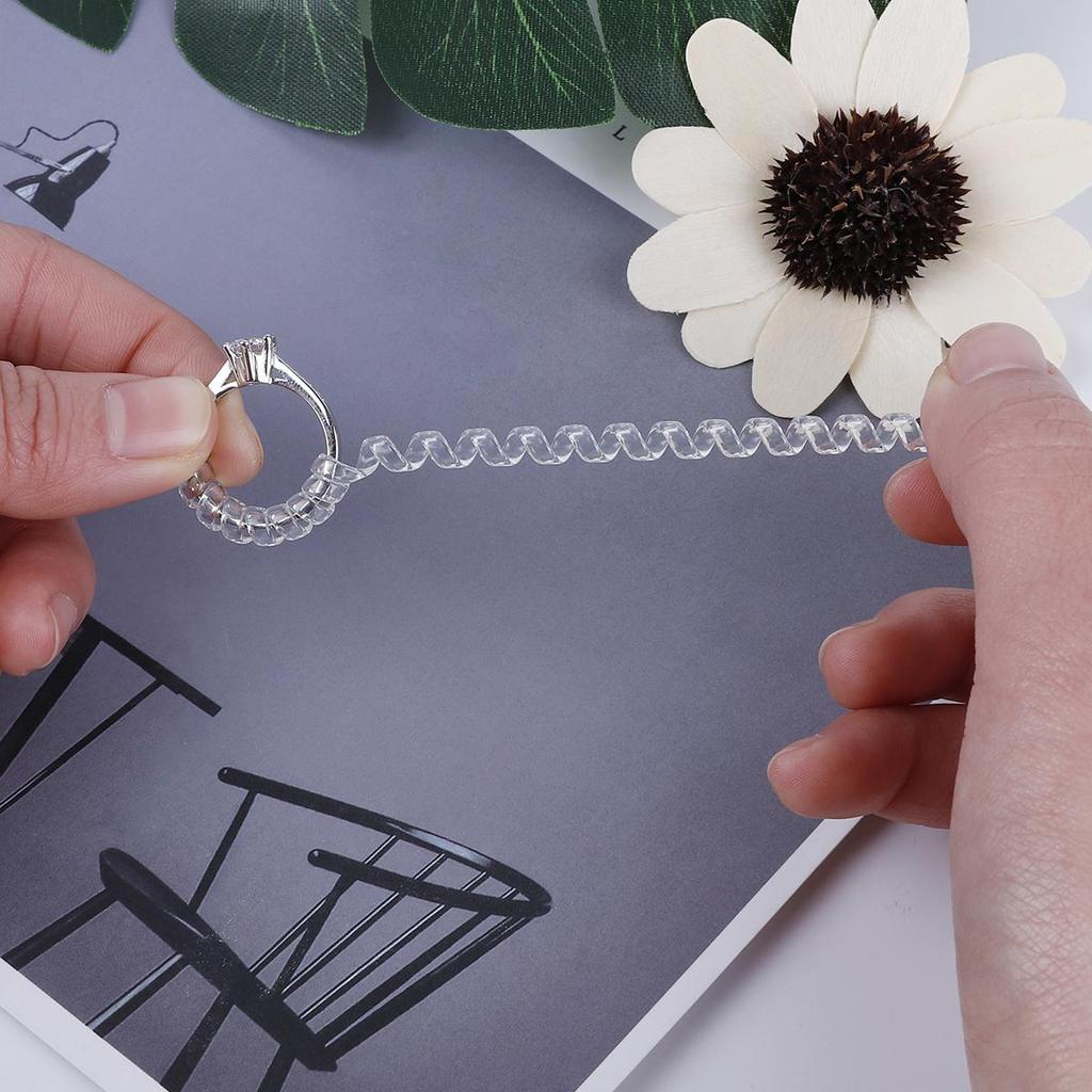 4Pcs/bag BP Spring Invisible Ring Adjustment Fine Round Wire Accessorie