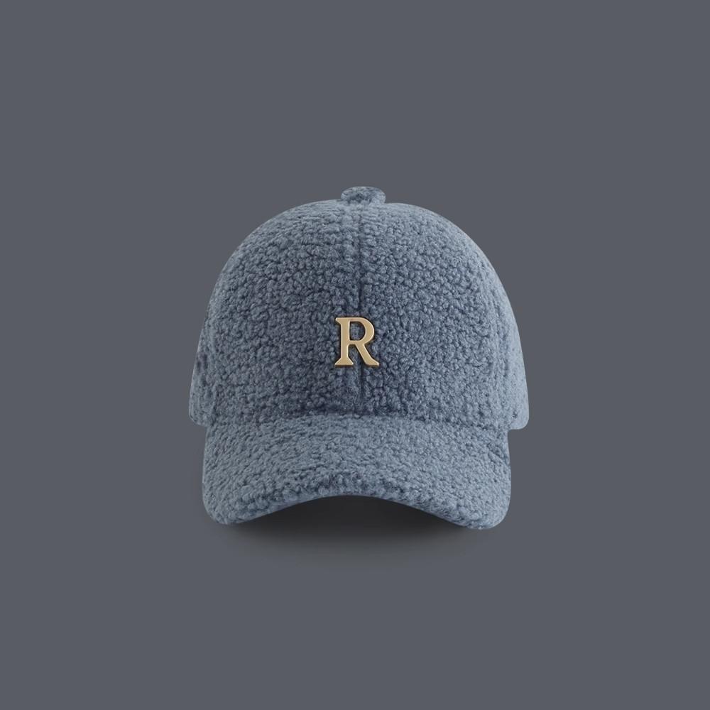 Baseball Cap Winter Hat For Women Men Unisex Letter Metal Logo Imitation Cashmere Keep Warm Simple Casual Winter Caps New Velvet