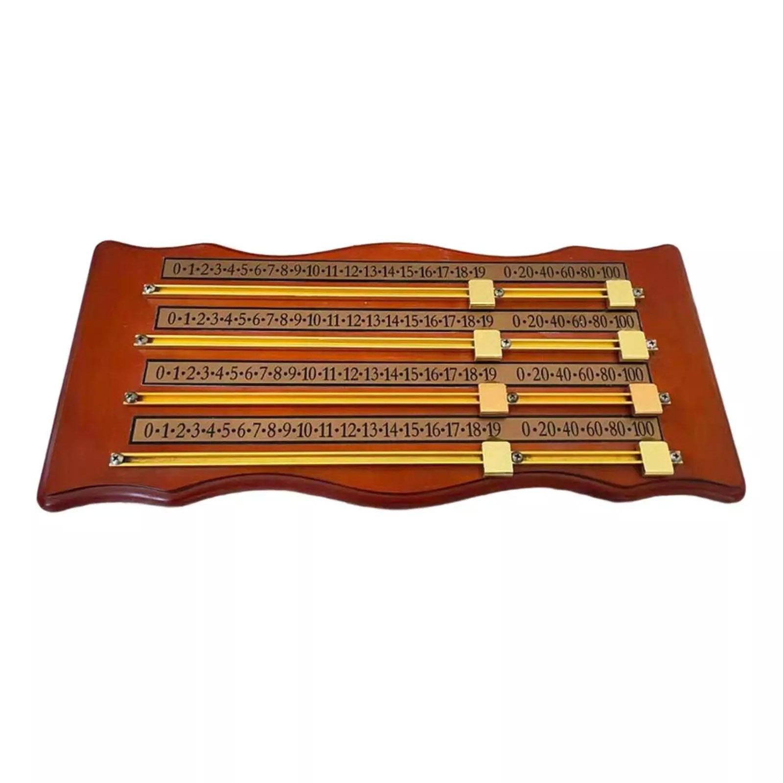 

Portable Snooker Billiard Score Board Game Counters Wall Mounted Scoreboard Scoring Board Score Keeper Club Accessories