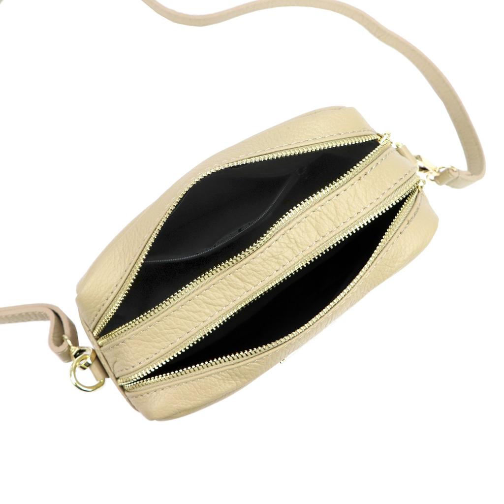 Skórzana miejska damska listonoszka od MiaMore