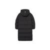 MLB FW23 New York Yankees Logo Print Long Hooded Down Jacket Unisex Outerwear Black 3ADJB1336-50BKS