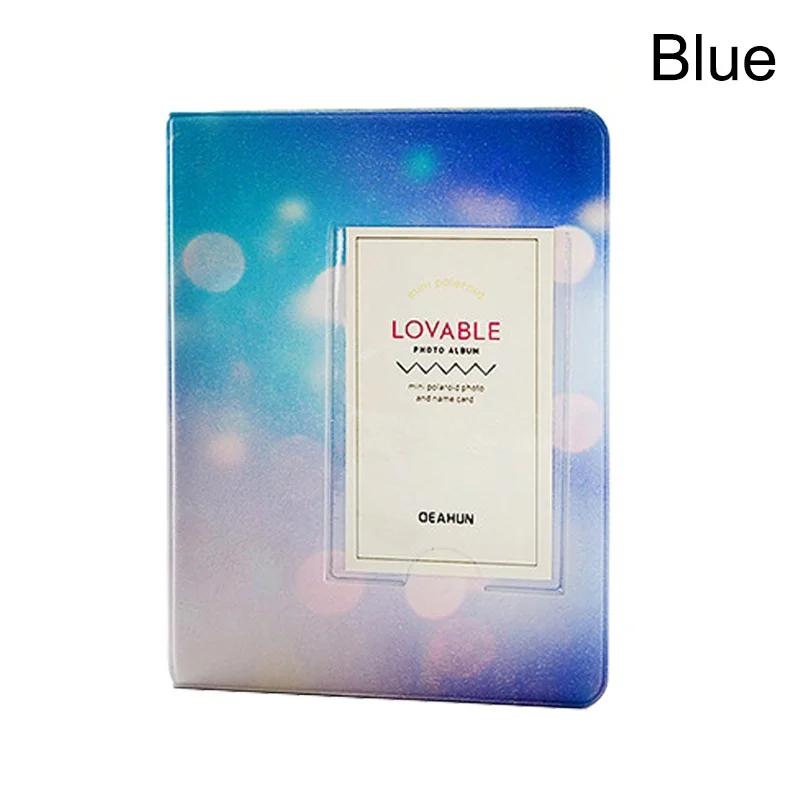 Colorful Starry Sky Series Album 64 Pockets 3 Inch Storage Album Collection Movie Ticket Storage Photo Stamp Storage Album