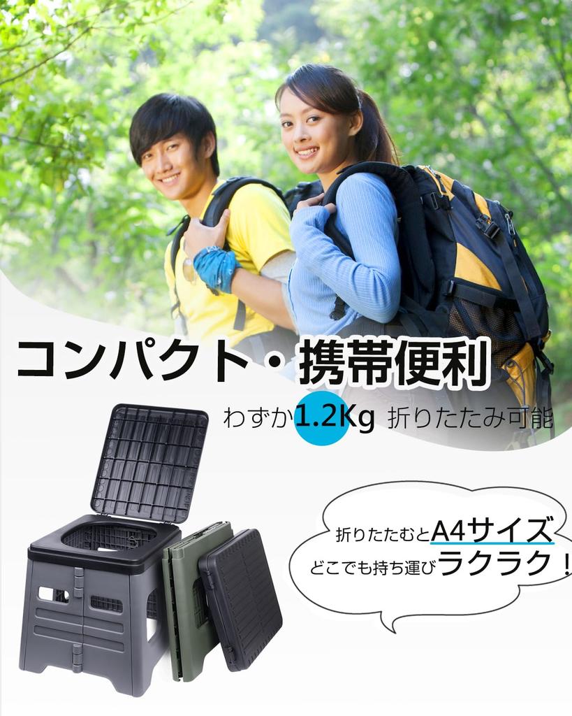 Hirashinn Portable a Lifesaver in 150kg Weight Capacity by Disaster Preparedness Use it as a chair or step stool for everyday includes a storage 12